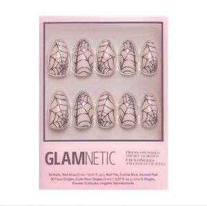 Glamnetic Lady Web press-on nails and nail glue